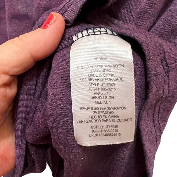 Modern Lux Unicorn Purple Tie Dye T-Shirts Size M - Picture 3 of 4